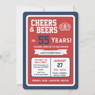 Convite Bar de Esportes Aniversário Comemorações e Cerveja