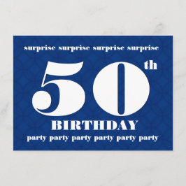 Convite BAR DE Festa de aniversário SURPRESA 50º BARGAIN01