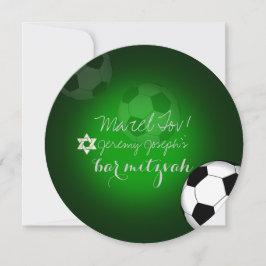 Convite Bar de futebol PixDezines Mitzvah/cor DIY