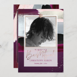 Convite Bar de Prata Faux Silver do bloco de cores PixDezi