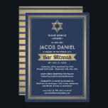 Convite Bar de Zoom Virtual Mitzvah Marinho Azul Branco e<br><div class="desc">Quer amigos e familiares estejam praticando distanciamento social ou simplesmente vivam longe, conectem-se com eles online com uma cerimônia e celebração virtual de mitzvah bar. Este na moda moderno convite inclui textos para um evento online de longa distância via videoconferência via Internet e transmissão em direto. Todo texto é simples...</div>