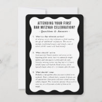 BAR MITZVAH — aviso de informações de serviço bran