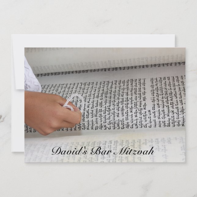 Convite Bar Mitzvah/Bat Mitzvah (Frente)