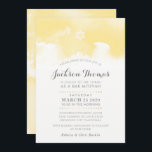 Convite BAR MITZVAH cinza amarelo pálido moderno<br><div class="desc">por kat massard >> kat@simplysweetPAPERIE.com <<< - - - - - - - - - - - - - - - - - - - - - - - - - - - - - - CONTATE ME para uma redação personalizada ou para adicionar quaisquer linhas em Hebraico Amor ao...</div>