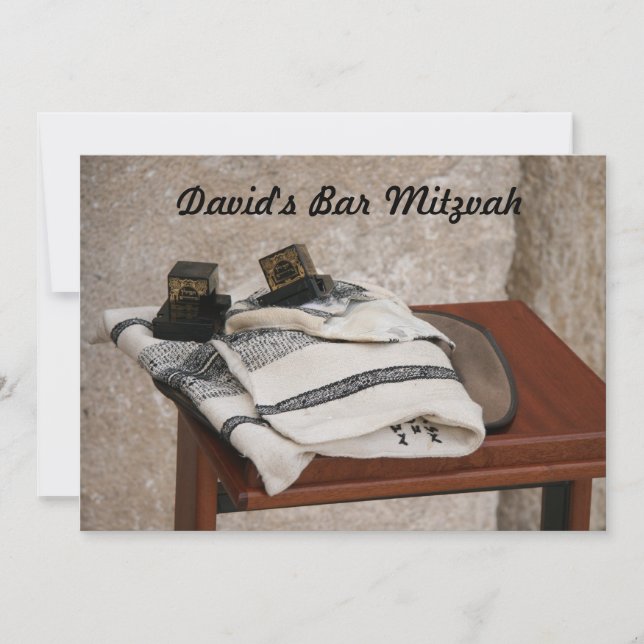 Convite Bar Mitzvah/Convite Mitzvah (Frente)