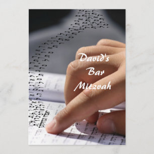 Convite Bar Mitzvah/convite Mitzvah do bastão