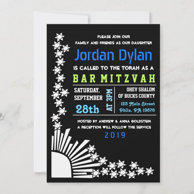 Convite Bar Mitzvah CREATION (Frente)