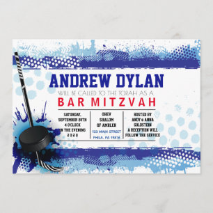 Convite Bar Mitzvah de HOCKEY