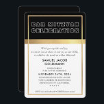 Convite BAR MITZVAH espaço legal estrutura de ouro preto m<br><div class="desc">por kat massard >> kat@simplysweetPAPERIE.com << Ame o design,  mas gostaria de ver algumas mudanças - outro esquema de cores,  produto,  adicionar uma foto ou adaptado para uma ocasião diferente - sem preocupações,  simplesmente me contacte por e-mail - estou feliz em ajudar! - - - -</div>