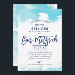 Convite BAR MITZVAH INVITE Aqua aqua aqua, com letra manua<br><div class="desc">por kat massard >> kat@simplysweetPAPERIE.com <<< Um super legal e moderno design de convite para o BAR do seu filho MITZVAH TIP :: 1. Para alterar/mover gráficos e fontes e adicionar mais texto - pressione o botão "personalizar". - - - - - - - - - - - - -...</div>
