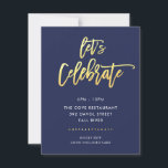 Convite BAR Mitzvah marinho moderno   script de ouro falso<br><div class="desc">*** NOTA - O EFEITO DA FOLHA DE OURO É UMA IMPRESSÃO *** - - - - - - - - - - - - - - - - - - - - - - - - - - - - - - - - - - - - - -...</div>