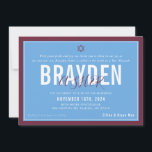 Convite BAR MITZVAH marrom azul-de-futebol<br><div class="desc">por kat massard >> kat@simplysweetPAPERIE.com << CONTACT ME para texto personalizado ou para adicionar quaisquer linhas em Hebraico Ame o design, mas gostaria de ver algumas mudanças - outro esquema de cores, produto, adicionar uma foto ou adaptado para uma ocasião diferente - sem preocupações me contate - estou feliz em...</div>
