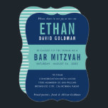 Convite BAR MITZVAH minúsculo tipografia azul minúscula<br><div class="desc">por kat massard >> WWW.SIMPLYSWEETPAPERIE.COM << CONTACT ME para texto personalizado ou para adicionar quaisquer linhas em Hebraico Ame o design, mas gostaria de ver algumas mudanças - outro esquema de cores, produto, adicionar uma foto ou adaptado para uma ocasião diferente - sem preocupações me contate - estou feliz em...</div>