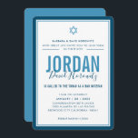 Convite BAR MITZVAH moderno estrela garoto denim azul simp<br><div class="desc">por kat massard >> kat@simplysweetPAPERIE.com << CONTACT ME para texto personalizado ou para adicionar quaisquer linhas em Hebraico Ame o design, mas gostaria de ver algumas mudanças - outro esquema de cores, produto, adicionar uma foto ou adaptado para uma ocasião diferente - sem preocupações me contate - estou feliz em...</div>