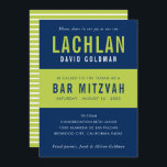 Convite BAR MITZVAH moderno limão azul de tipografia mínim<br><div class="desc">por kat massard >> WWW.SIMPLYSWEETPAPERIE.COM << CONTACT ME para texto personalizado ou para adicionar quaisquer linhas em Hebraico Ame o design, mas gostaria de ver algumas mudanças - outro esquema de cores, produto, adicionar uma foto ou adaptado para uma ocasião diferente - sem preocupações me contate - estou feliz em...</div>