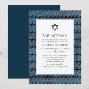 Convite Bar Mitzvah Náutico