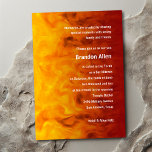 Convite Bar Mitzvah Red e Orange<br><div class="desc">Conjuntos de convites para o bar Mitzvah e Bat Mitzvah desenhados por Umua. Impresso e enviado pela Zazzle ou seus parceiros.</div>