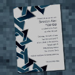 Convite Bar Mitzvah Silver Teal Marinho Estrela Azul de Da<br><div class="desc">Bar Mitzvah Silver Teal Marinho Blue Star do Bar David Mitzvah e conjuntos de convites Bat Mitzvah projetados por Umua. Impresso e enviado pela Zazzle ou seus parceiros.</div>