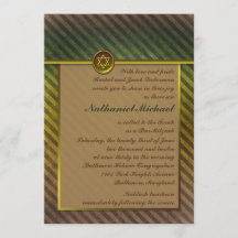 Bar Mitzvah, Verde-oliva, Castanho