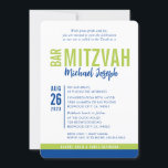 Convite BAR MODERN MITZVAH data de tendência verde limão a<br><div class="desc">por kat massard > WWW.SIMPLYSWEETPAPERIE.com Ame o design,  mas gostaria de ver algumas mudanças - outro esquema de cores,  produto,  adicionar uma foto ou adaptado para uma ocasião diferente - não me preocupes simplesmente me contatar - estou feliz em ajudar! - - - -</div>