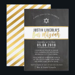 Convite BAR MODERNO MITZVAH — escrevendo de ouro legal<br><div class="desc">pelo kat massard >> kat@simplysweetPAPERIE.com <<< design de convite de tendência para o BAR do seu filho MITZVAH Setup como modelo, é simples você adicionar seus próprios detalhes ou clicar no botão personalizar e você pode adicionar ou alterar texto, fontes, tamanhos etc. DICA: 1. Para alterar/mover gráficos / alterar a...</div>