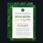 Convite BAR MONOGRAM MITZVAH para prender a banda de ouro<br><div class="desc">pelo kat massard >> kat@simplysweetPAPERIE.com <<< design de convite de tendência para o BAR do seu filho MITZVAH Setup como modelo, é simples você adicionar seus próprios detalhes ou clicar no botão personalizar e você pode adicionar ou alterar texto, fontes, tamanhos etc. DICA: 1. Para alterar/mover gráficos / alterar a...</div>