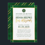 Convite BAR MONOGRAM MITZVAH para prender a banda de ouro<br><div class="desc">pelo kat massard >> kat@simplysweetPAPERIE.com <<< design de convite de tendência para o BAR do seu filho MITZVAH Setup como modelo, é simples você adicionar seus próprios detalhes ou clicar no botão personalizar e você pode adicionar ou alterar texto, fontes, tamanhos etc. DICA: 1. Para alterar/mover gráficos / alterar a...</div>