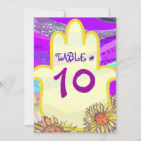 Bar Musical Hemsa Bat Mitzvah Mesa Número de Assen