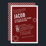 Convite Bar NEGRITO MITZVAH branco de marrom de ângulo mod<br><div class="desc">por kat massard > WWW.SIMPLYSWEETPAPERIE.com Ame o design,  mas gostaria de ver algumas mudanças - outro esquema de cores,  produto,  adicionar uma foto ou adaptado para uma ocasião diferente - não me preocupes simplesmente me contatar - estou feliz em ajudar! - - - -</div>