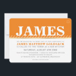 Convite BAR SIMPLES MITZVAH - estrela judaica moderna lara<br><div class="desc">pelo kat massard >> WWW.SIMPLYSWEETPAPERIE.COM <<< Uma tendência, design simples para os CONVITES MITZVAH do BAR do seu filho. Uau, seus amigos e família com este pequeno número;DSetup como modelo é simples para você adicionar seus próprios detalhes, adicionar sua foto ou clicar no botão personalizar e você pode adicionar ou...</div>