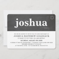 BAR SIMPLES MITZVAH - estrela moderna do quadro-ne