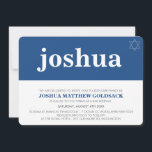 Convite BAR SIMPLES MITZVAH legal estrela moderna do marin<br><div class="desc">Um design de tendências e simples para os CONVITES MITZVAH do BAR do seu filho. Uau, seus amigos e família com este pequeno número;DSetup como modelo é simples para você adicionar seus próprios detalhes, adicionar sua foto ou clicar no botão personalizar e você pode adicionar ou alterar texto, fontes, tamanhos...</div>