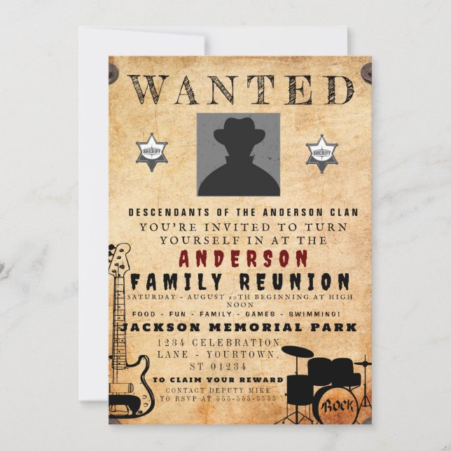 Convite Barbeque para Reunião da Família Poster (Frente)