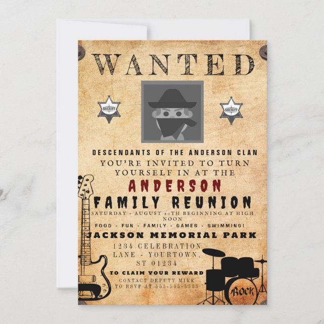 Convite Barbeque para Reunião da Família Poster (Frente)