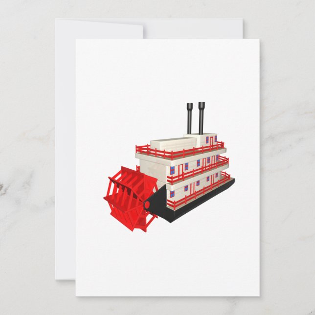 Convite Barco do vapor (Frente)