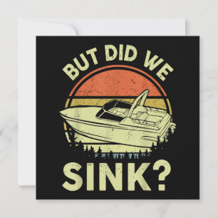 Convite Barco Engraçado, Mas Será Que Fizemos Um Cheiro Pa