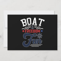 Barco Liberdade Diversão 4 De Julho Barqueiro
