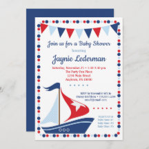 Barcos de navegação de Chá de fraldas de navegação