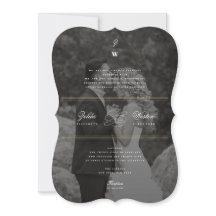 Bares Clássicos Casamento de Fotos Moderno Monogra