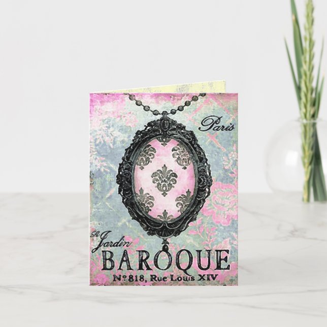 Convite Baroque Pendant ~ Card / Invitations (Frente)