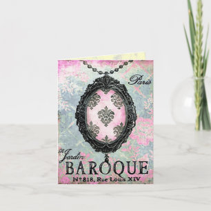 Convite Baroque Pendant ~ Card / Invitations