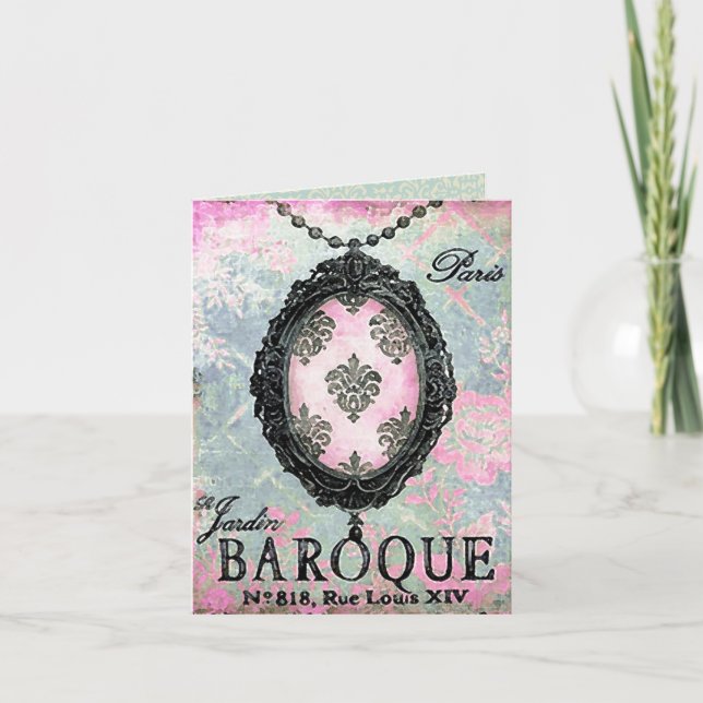Convite Baroque Pendant ~ Card / Invitations (Frente)