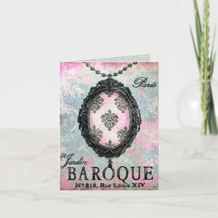 Convite Baroque Pendant ~ Card / Invitations