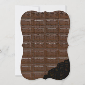 Convite Barra de Chocolate