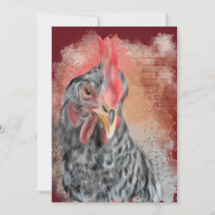 Convite Barred Rock Hen