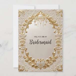 Convite Barroco Royale Invitation Suite: Grandeur Dourado
