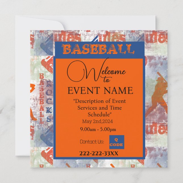 CONVITE BASEBALL (Frente)