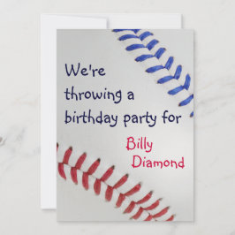 Convite Baseball Fan-tastic_Color Laces_All-American Party