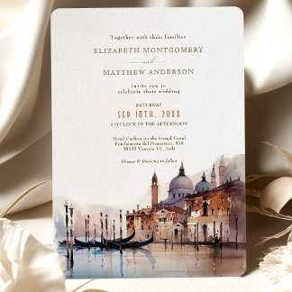 Convite Basilica della Salute, Casamento De Esplendor Vene