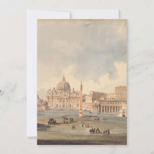 Convite Basílica Papal de São Pedro no Vaticano